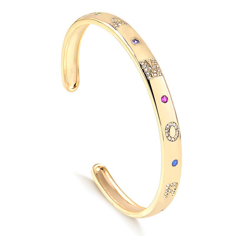 Pulseira Bracelete Amor - Semijoia - Semijoias Pulseiras - Purer